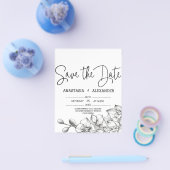 Klassiek sla de datum op. Flyer (Enkel)