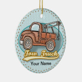 Klassiek sleepwagenornament keramisch ornament (Rechts)
