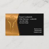Klassiek slotenmaker Visitekaartje ontwerp (Voorkant)