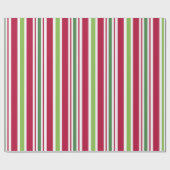 Klassiek Snoep gestreept kerstpapier Cadeaupapier (Vlak)