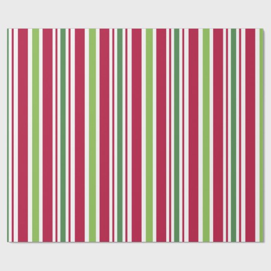 Klassiek Snoep gestreept kerstpapier Cadeaupapier (Vlak)