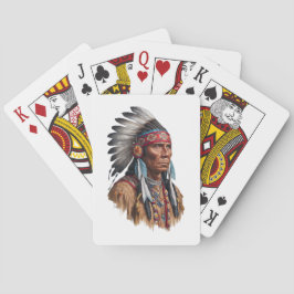 Klassiek spelen - Native Americans Pokerkaarten
