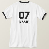 klassiek sport T-shirt (Design achterkant)
