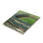 Klassiek sporthonkbalstadion, luchtfoto tegeltje (Zijkant)