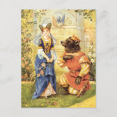Klassiek sprookje, Belle en het Beest Briefkaart (Voorkant)