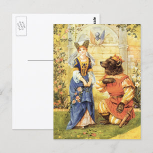 Klassiek sprookje, Belle en het Beest Briefkaart
