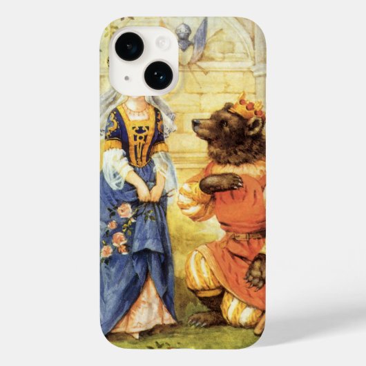 Klassiek sprookje, Belle en het Beest Case-Mate iPhone Case (Achterkant)
