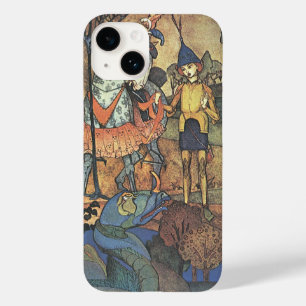 Klassiek sprookje, een dappere ridder en draak Case-Mate iPhone case