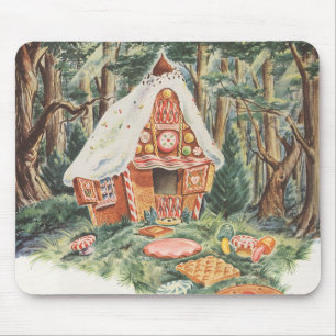 Klassiek sprookje, Hans en Grietje snoep huis Muismat