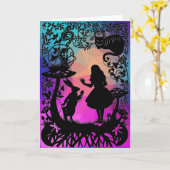 Klassiek sprookje.  Lege kaart (Gele Bloem)