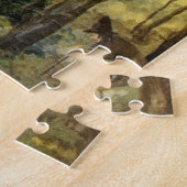 Klassiek sprookje, Rapunzel met lang blond haar Legpuzzel (Zijkant)