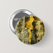 Klassiek sprookje, Rapunzel met lang blond haar Ronde Button 5,7 Cm (Voorkant /achterkant)