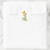Klassiek sprookje, teunisbloem, Walter Crane Ronde Sticker (Tas)