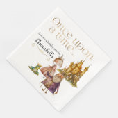 Klassiek sprookje voor kinderen Prinses en Kikker Servet (Hoek)