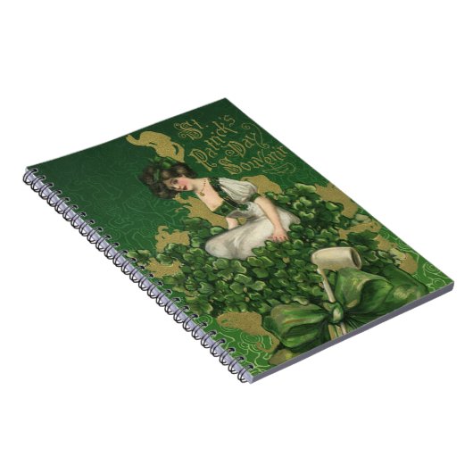 Klassiek St. Patrick's Day-souvenir, Ierse schone Notitieboek (Rechterzijde)