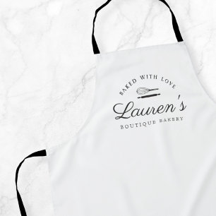 Klassiek Stijl Home Bakkerij Logo Schort