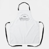Klassiek Stijl Home Bakkerij Logo Schort (Voorkant)