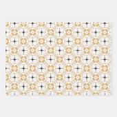 Klassiek Stijlvol Nautical Navy Goud en Wit Inpakpapier Vel (Voorkant 3)