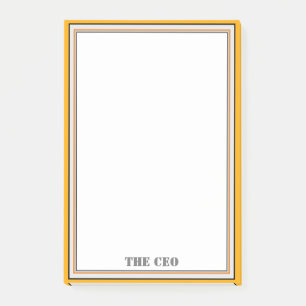 Klassiek stijlvol ontwerp post-it® notes