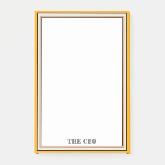 Klassiek stijlvol ontwerp post-it® notes (Voorkant)
