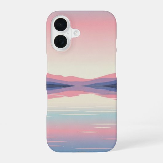 Klassiek Stille Meer iPhone 16 Hoesje (Achterkant)
