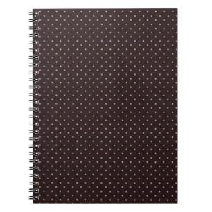 Klassiek Stippenpatroon, Bruin, Boho Stippen Notitieboek
