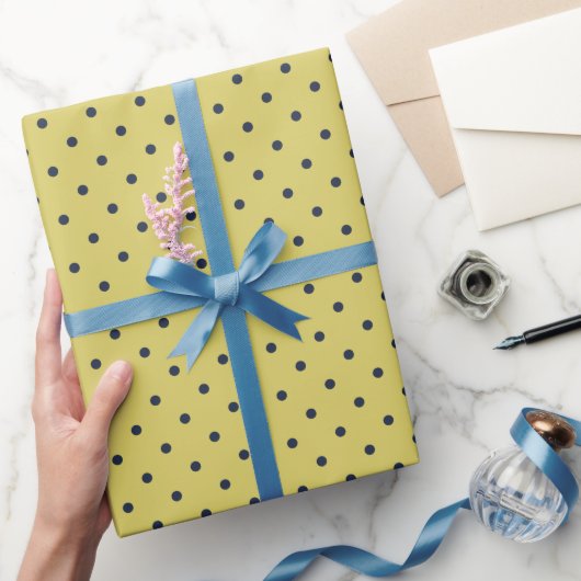 Klassiek stippenpatroon cadeaupapier rol (Geschenken)