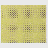 Klassiek stippenpatroon cadeaupapier rol (Vlak)