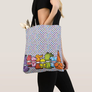 Klassiek stripfiguur Goblins Blue Pattern Tote Bag