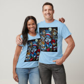 Klassiek stripfiguur t-shirt (Unisex)