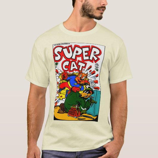 Klassiek SuperCat T-shirt (Voorkant)