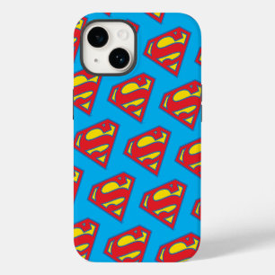 Klassiek Supergirl-logo met blauwe omtrek iPhone 14 Hoesje