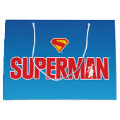 Klassiek Superman Vet Logo Groot Cadeauzakje (Voorkant)