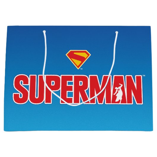 Klassiek Superman Vet Logo Groot Cadeauzakje (Voorkant)