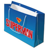 Klassiek Superman Vet Logo Groot Cadeauzakje (Voorkant Gekanteld)