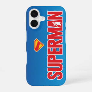 Klassiek Superman Vet Logo iPhone 16 Hoesje