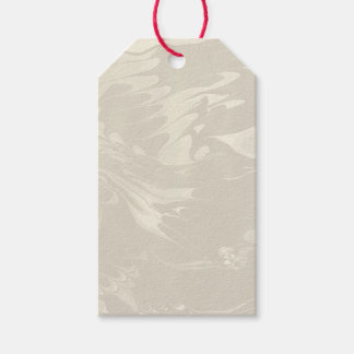 Klassiek Swirl Marble patroon Cadeaulabel