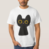 Klassiek T-shirt, Cat cartoon T-shirt (Voorkant)