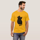 Klassiek T-shirt, Cat cartoon T-shirt (Voorkant volledig)