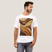 Klassiek T-shirt in stijlvolle abstracte vormgevin (Voorkant volledig)