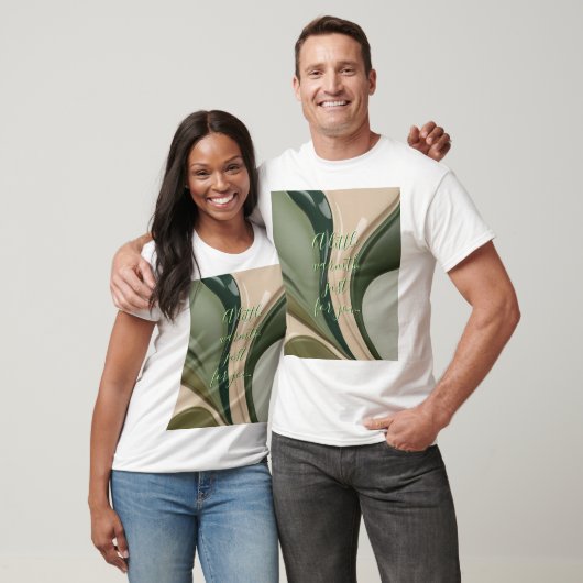 Klassiek T-shirt in stijlvolle abstracte vormgevin (Unisex)