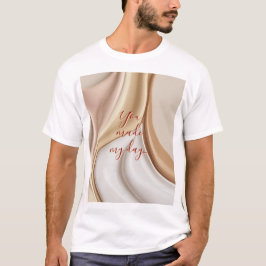 Klassiek T-shirt in stijlvolle abstracte vormgevin