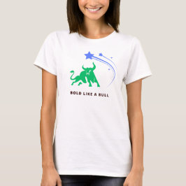 Klassiek T-shirt met Bull Design