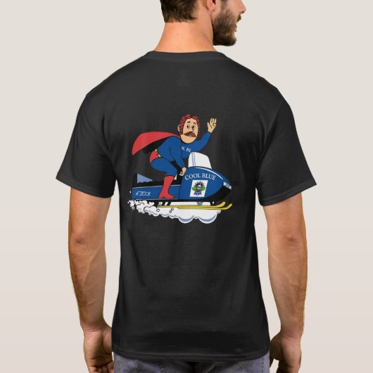Klassiek T-shirt met nieuw logo (Achterkant)