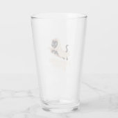 Klassiek T-shirt met spookkat Glas (Achterkant)