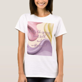 Klassiek T-shirt met stijlvol abstract grafisch on