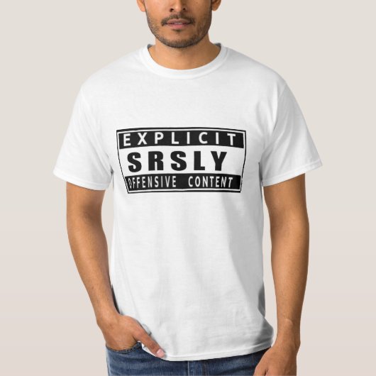 Klassiek T-shirt SrSnijOffensief (Voorkant)