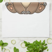 Klassiek T-shirt van Cozy Sloth Theedoek (Gevouwen)