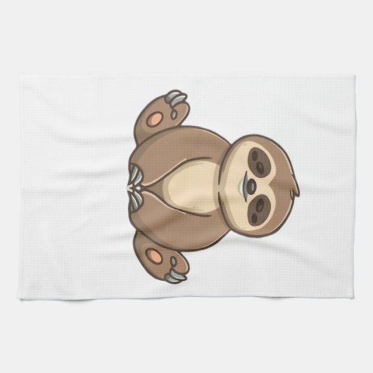 Klassiek T-shirt van Cozy Sloth Theedoek (Horizontaal)