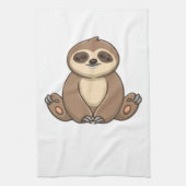 Klassiek T-shirt van Cozy Sloth Theedoek (Verticaal)